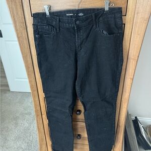 Old Navy Women's Classic Black Straight Leg Jeans